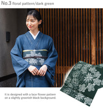 Load image into Gallery viewer, Women's Denim Kimono 4-Piece Set (Kimono, Obi, Obiage, Obijime) for everyday wear