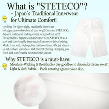 將圖片載入圖庫檢視器 Men's Kimono Underwear 2 piece SET – Japanese Han-juban (Undershirt) & Steteco Pants, Breathable Cotton, Lightweight Yukata/Kimono Innerwear, Traditional Summer Comfort, Navy, Gray, White base