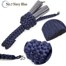 將圖片載入圖庫檢視器 Men’s Silk Haori Himo Cord – Bon-ten Style Braided Jacket Tie, Elegant Japanese Kimono Accessory for Formal or Samurai-Inspired Looks