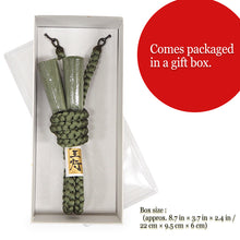 將圖片載入圖庫檢視器 Men’s Silk Haori Himo Cord – Bon-ten Style Braided Jacket Tie, Elegant Japanese Kimono Accessory for Formal or Samurai-Inspired Looks