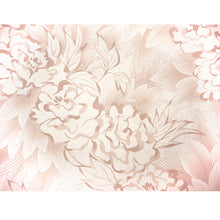 画像をギャラリービューアに読み込む, Washable Japanese Kimono Fabric Bolt – Large Peony Design in Ink Brush Style – 13-Yard Polyester for Custom Kimono & Sewing