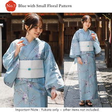画像をギャラリービューアに読み込む, Easy-to-Wear Two-Piece Yukata for Women – Lightweight Japanese Summer Kimono Outfit, Beginner-Friendly, Lily, Grape Motif, Chrysanthemum, Camellia, Floral Pattern