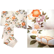 画像をギャラリービューアに読み込む, Easy-to-Wear Two-Piece Yukata for Women – Lightweight Japanese Summer Kimono Outfit, Beginner-Friendly, Lily, Grape Motif, Chrysanthemum, Camellia, Floral Pattern