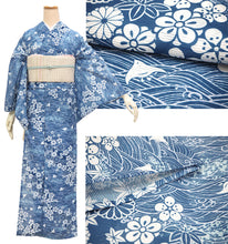 画像をギャラリービューアに読み込む, Washable Summer Kimono for Women – Lightweight Ro Kimono in Dusty Colors, Floral and geometric patterns, Ready-to-Wear Japanese Outfit