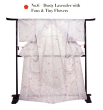 画像をギャラリービューアに読み込む, Washable Summer Kimono for Women – Lightweight Ro Kimono in Dusty Colors, Floral and geometric patterns, Ready-to-Wear Japanese Outfit