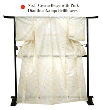 画像をギャラリービューアに読み込む, Washable Summer Kimono for Women – Lightweight Ro Kimono in Dusty Colors, Floral and geometric patterns, Ready-to-Wear Japanese Outfit