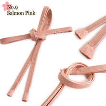 Load image into Gallery viewer, Women’s Obi-jime, Silk Kimono Cord (light color) – Sanbu-Himo, 14 Colors, Perfect for Obi & Japanese-Inspired Styling