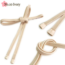 Load image into Gallery viewer, Women’s Obi-jime, Silk Kimono Cord (light color) – Sanbu-Himo, 14 Colors, Perfect for Obi & Japanese-Inspired Styling