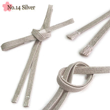 Load image into Gallery viewer, Women’s Obi-jime, Silk Kimono Cord (light color) – Sanbu-Himo, 14 Colors, Perfect for Obi & Japanese-Inspired Styling