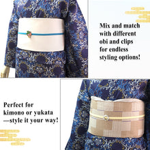 Load image into Gallery viewer, Women’s Obi-jime, Silk Kimono Cord (light color) – Sanbu-Himo, 14 Colors, Perfect for Obi & Japanese-Inspired Styling