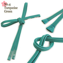 Load image into Gallery viewer, Women’s Obi-jime, Silk Kimono Cord (light color) – Sanbu-Himo, 14 Colors, Perfect for Obi & Japanese-Inspired Styling