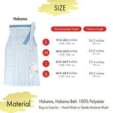 画像をギャラリービューアに読み込む, Japanese Washable Hakama & Kimono Set for Women – 6-Piece Complete Graduation Outfit, Ready-to-Wear Traditional Japanese Clothing, Chrysanthemum, Peonies, Cherry blossoms, Floral pattern