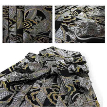 將圖片載入圖庫檢視器 HAKAMA -KIMONO for MEN<Gold and Silver Dragon cloud Pattern>