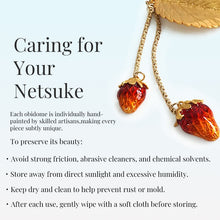 Load image into Gallery viewer, Strawberry Netsuke | Handcrafted Japanese Kimono & Obi Charm MADE in JAPAN