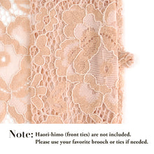 画像をギャラリービューアに読み込む, Haori - Lace Kimono Jacket for Women - Lightweight Sheer Soft Coral Pink with Floral Lace Cardigan, The Ultimate Third Piece Layering Cover Up for Spring & Summer