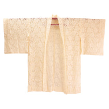 画像をギャラリービューアに読み込む, Haori - Lace Kimono Jacket for Women - Lightweight Sheer Ivory Cream with Floral Lace Cardigan, The Ultimate Third Piece Layering Cover Up for Spring & Summer