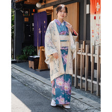画像をギャラリービューアに読み込む, Haori - Lace Kimono Jacket for Women - Lightweight Sheer Ivory Cream with Floral Lace Cardigan, The Ultimate Third Piece Layering Cover Up for Spring & Summer
