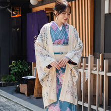 画像をギャラリービューアに読み込む, Haori - Lace Kimono Jacket for Women - Lightweight Sheer Ivory Cream with Floral Lace Cardigan, The Ultimate Third Piece Layering Cover Up for Spring & Summer
