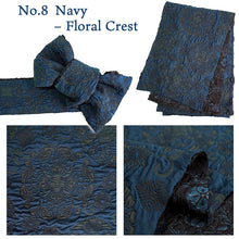 画像をギャラリービューアに読み込む, Fukure-ori Heko Obi Sash for Women's – Soft Textured Japanese Kimono Wrap Belt, Floral pattern, Volume & Draped Styling for Yukata & Casual Kimono