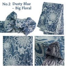 画像をギャラリービューアに読み込む, Fukure-ori Heko Obi Sash for Women's – Soft Textured Japanese Kimono Wrap Belt, Floral pattern, Volume & Draped Styling for Yukata & Casual Kimono