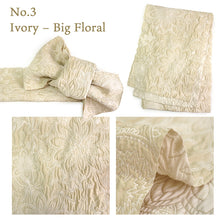 画像をギャラリービューアに読み込む, Fukure-ori Heko Obi Sash for Women's – Soft Textured Japanese Kimono Wrap Belt, Floral pattern, Volume & Draped Styling for Yukata & Casual Kimono