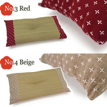 將圖片載入圖庫檢視器 Premium Japanese Igusa Rush Grass Sleep Pillow – Kyushu Natural Igusa Pillow with Memory-Foam Support, Deodorizing & Humidity Control, Flat Hollow Design