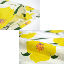 画像をギャラリービューアに読み込む, Easy-Wear Cotton Yukata Dress Set for Women – 2-Piece Japanese Kimono Style (Top + Dress), Rose of Sharon flowers pattern, Beginner-Friendly, Lightweight Cotton