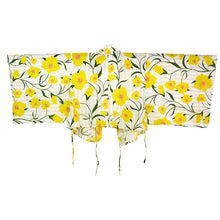 画像をギャラリービューアに読み込む, Easy-Wear Cotton Yukata Dress Set for Women – 2-Piece Japanese Kimono Style (Top + Dress), Rose of Sharon flowers pattern, Beginner-Friendly, Lightweight Cotton