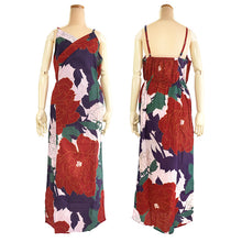 画像をギャラリービューアに読み込む, Easy-Wear Cotton Yukata Dress Set for Women – 2-Piece Japanese Kimono Style (Top + Dress), peonies flower pattern, Beginner-Friendly, Lightweight Cotton