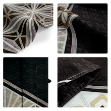 画像をギャラリービューアに読み込む, Men’s Haori, Kimono & Hakama 3-Piece Set – Black & Shilver Traditional Japanese Formal Wear for Graduation, Wedding & Special Occasions