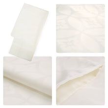 画像をギャラリービューアに読み込む, Men’s Haori, Kimono & Hakama 3-Piece Set – Elegant White Geometric Patterns Traditional Japanese Formal Wear for Graduation, Wedding & Special Occasions