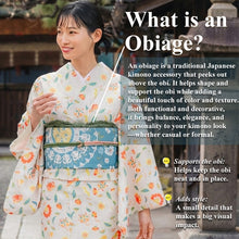 將圖片載入圖庫檢視器 Lace Obiage for Kimono, Elegant Sheer Japanese Kimono Styling Accessory – Lightweight, All-Season Accent for Casual to Formal Looks