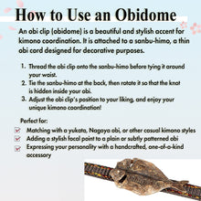 Load image into Gallery viewer, Obidome, Grilled Horse Mackerel –– Unique, inspired by a perfectly grilled horse mackerel