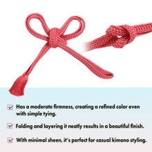 將圖片載入圖庫檢視器 Ladies Obijime ,Soft & Subtle – Vibrant Kimono Accent