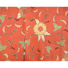 Load image into Gallery viewer, Vintage Haori Kimono Jacket Silk, Dusky Pink base, Floral Arabesque