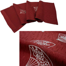 Load image into Gallery viewer, Luxury Silk Ladies Obiage & Obijime, Vibrant red base – Perfect for Any Occasion