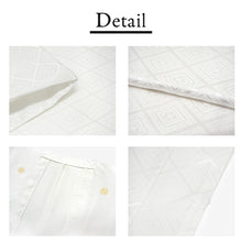 將圖片載入圖庫檢視器 Men's Formal Kimono, Haori, and Hakama 3-Piece Set <White Haori>