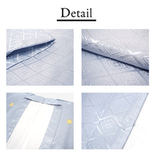 將圖片載入圖庫檢視器 Men's Formal Kimono, Haori, and Hakama 3-Piece Set <Gray Haori>