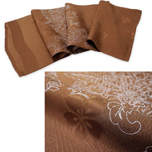 Load image into Gallery viewer, Luxury Silk Ladies Obiage & Obijime, Golden brown base – Perfect for Any Occasion