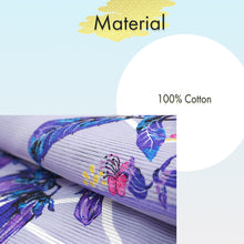 將圖片載入圖庫檢視器 Lightweight Cotton Yukata for Women, Blue-Violet base, Bellflowers pattern– Inspired by Kaneko Misuzu’s Poetry, Summer Japanese Kimono Robe