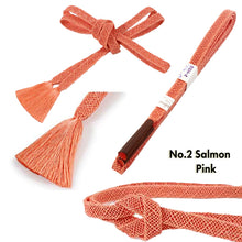 將圖片載入圖庫檢視器 Ladies Vibrant Kimono Accent – Luxurious Summer Obijime