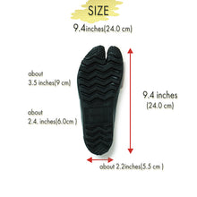 Load image into Gallery viewer, Men's Modern Jikatabi, Sashiko - Black