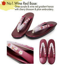 Load image into Gallery viewer, Comfortable Embroidered  Women's Zori Sandals – Step into Japanese Elegance