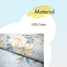 Load image into Gallery viewer, Women's Cotton Yukata, Casual Summer Kimono -Light Blue Base with Lily Pattern