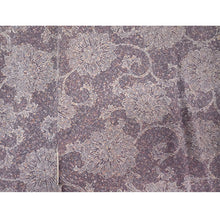 画像をギャラリービューアに読み込む, Vintage Haori Kimono Jacket Silk, Dusky Purple base, hrysanthemum and Arabesque Motif