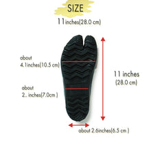 Load image into Gallery viewer, Men's Modern Jikatabi, Sashiko - Black