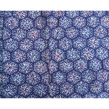 Load image into Gallery viewer, Vintage Haori Kimono Jacket Silk, Blue base, Chrysanthemum Motif