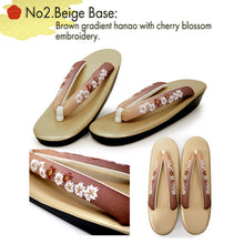 Load image into Gallery viewer, Comfortable Embroidered  Women's Zori Sandals – Step into Japanese Elegance