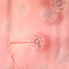 Load image into Gallery viewer, Vintage Haori Kimono Jacket Silk, Bright Pink base, Hōsōge (Mythical Floral) Motif