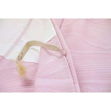 画像をギャラリービューアに読み込む, Vintage Haori Kimono Jacket Silk, Pink base, Wave Pattern